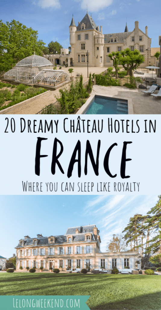Dreaming of booking a château holiday in France? We have you covered with the most beautiful castle hotels in France. #france #castle #chateau #frenchcastles